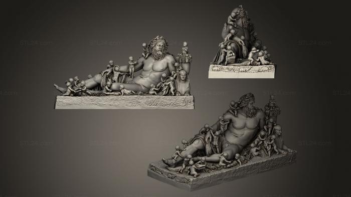 Statues antique and historical (Nile, STKA_0934) 3D models for cnc